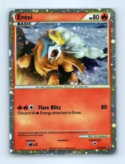 Pokemon tcg HGSS Promos Entei Moderately played - Image 1