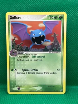 Pokemon Tcg Goldbat 31/107 EX Deoxys Non Holo - Image 1