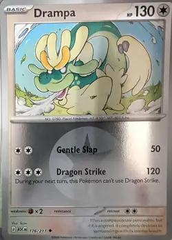 Drampa (Energy Symbol Pattern) 176/217 Holo ME: Ascended Heroes Pokemon NM - Image 1