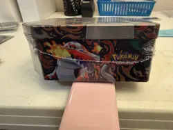 Pokemon TCG Paldea Partners Skeledirge EX Tin 5 Booster Packs Factory Sealed - Image 3