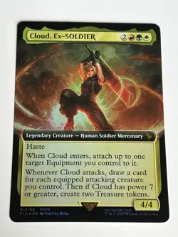 Cloud Ex Soldier 168 MTG Final Fantasy 2025 Mint - 9.0 + Mythic Rare Foil - Image 4