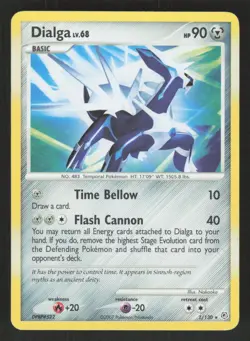 Pokemon TCG Diamond and Pearl Holo Dialga #1/130 - Image 1