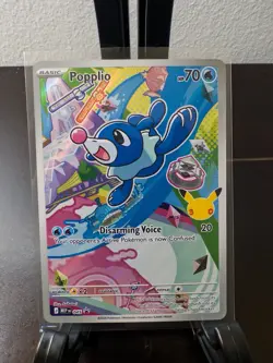 Popplio 045 MEP EN Black Star Promo Holo Pokemon TCG First Partner IR NM - Image 1