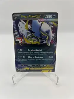 086/132 Mega Absol ex Pokemon TCG Prize Pack Series 8 Stamped Mega Evolution - Image 1