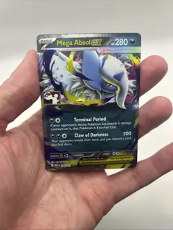 086/132 Mega Absol ex Pokemon TCG Prize Pack Series 8 Stamped Mega Evolution - Image 3