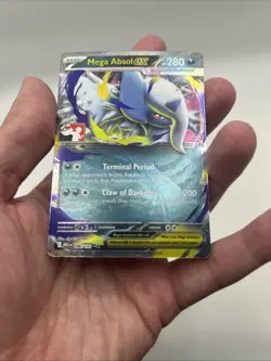 086/132 Mega Absol ex Pokemon TCG Prize Pack Series 8 Stamped Mega Evolution - Image 5