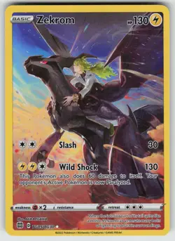 Zekrom TG05/TG30 Holo Brilliant Stars Trainer Gallery Pokemon NM - Image 1