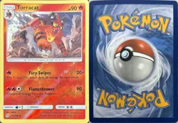 Torracat 25/149 Uncommon SM Base Set Pokemon Reverse Holo Lightly Played - Image 1