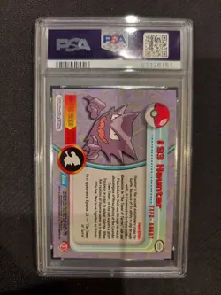 PSA 9 Haunter Foil Topps Pokemon Animation Series 2 - Image 2