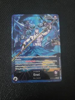 Enel OP15-058 Alt Art Leader Adventures On Kami’s Island One Piece English - Image 1