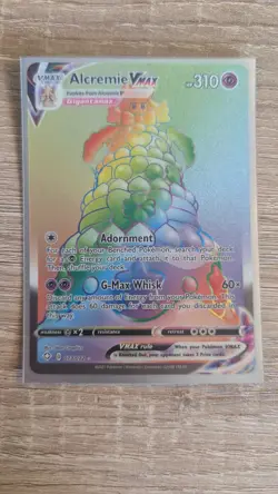 Alcremie VMAX 073/072 (NM) - Shining Fates - Rainbow Secret Rare Pokemon TCG - Image 1