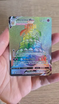 Alcremie VMAX 073/072 (NM) - Shining Fates - Rainbow Secret Rare Pokemon TCG - Image 2