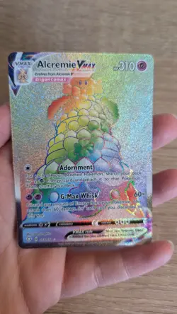 Alcremie VMAX 073/072 (NM) - Shining Fates - Rainbow Secret Rare Pokemon TCG - Image 2