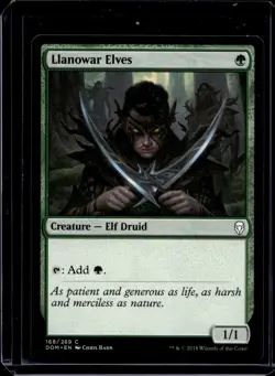 Llanowar Elves #168 (NM) Dominaria DOM Magic MTG - Image 1