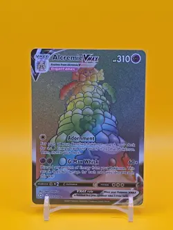 Alcremie VMAX 073/072 Rainbow Secret Rare Card Shining Fates Pokemon TCG - Image 1