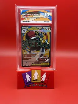 Mega Lucario Ex - Pokemon TCG Promo #033 - ACE 10 (Perfect Sub Grades) - Image 1
