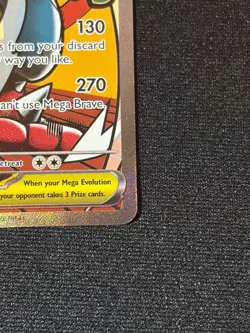 Pokemon TCG - Mega Lucario EX MEP 033 Mega Evolution Promo - Black Star - NM - Image 5