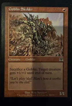Goblin Sledder - Onslaught - MTG - Magic The Gathering - Image 1