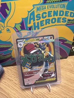 Pokemon TCG Mega Lucario Ex 033 Promo Mega Attack Rare Poster Collection - Image 1