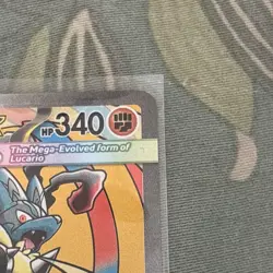 Pokemon TCG Mega Lucario EX 033 Promo - Image 3