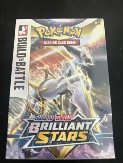 Pokemon Cards Brilliant Stars Build And Battle Box 4 Booster Packs New Sealed - Image 1