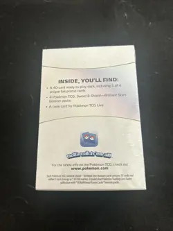 Pokemon Cards Brilliant Stars Build And Battle Box 4 Booster Packs New Sealed - Image 4