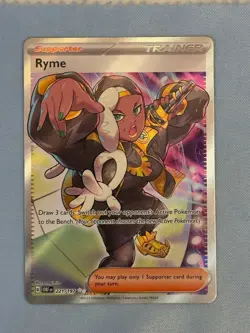 Pokemon TCG Ryme Trainer Obsidian Flames Holo Ultra Rare Card 221/197 - Image 1