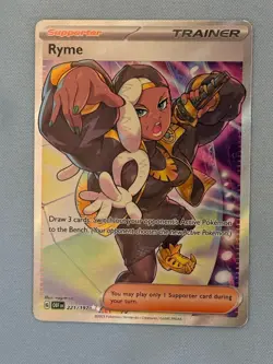 Pokemon TCG Ryme Trainer Obsidian Flames Holo Ultra Rare Card 221/197 - Image 3