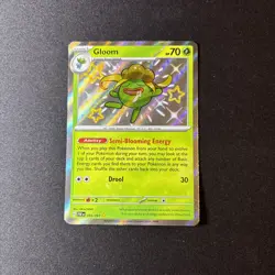Pokemon Card Gloom 093/091 Shiny Paldean Fates Near Mint - Image 1
