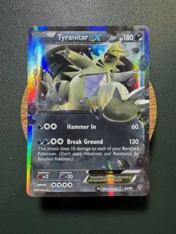 Pokemon TCG Tyranitar EX XY Ancient Origins Ultra Rare Card 42/98 - Image 1