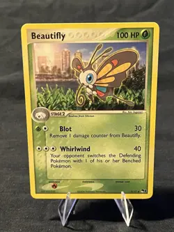 Beautifly 6/17 Pop 1 Series Promo Uncommon Pokemon Card NM Condition - Image 1