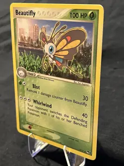 Beautifly 6/17 Pop 1 Series Promo Uncommon Pokemon Card NM Condition - Image 4