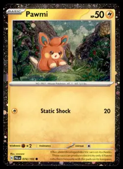 Pawmi (Cosmo Foil) 074/193 Holo Miscellaneous Cards & Products Pokemon Holo NM - Image 1