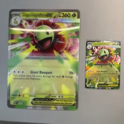 Pokemon Mega Meganium EX AND Jumbo Promo Cards - Both 2 card Lot - Image 1