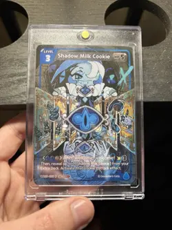Cookie Run Braverse Shadow Milk Cookie Promo Card BS9-079 English Version - Image 1