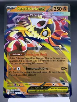 Mega Hawlucha ex 116/217 - Ultra Rare Holo - Ascended Heroes Pokemon Card NM - Image 1