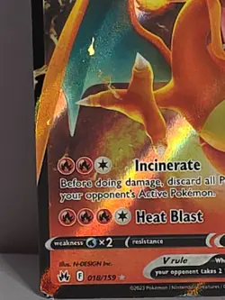 Charizard V 018/159 Sword And Shield Crown Zenith Holo Pokemon TCG Card - Image 4