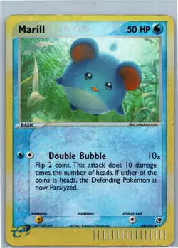 Marill 68/100 E Series Ex Sandstorm Reverse Holo E Series Pokemon Card - Image 1