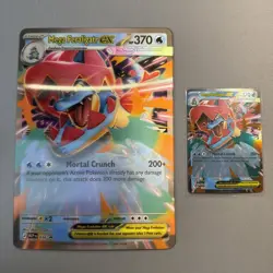 Pokemon Mega Feraligatr EX and Jumbo Promo Cards - Both 2 card Lot - Image 1