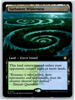 Turbulent Wilderness (Extended Art) Commander: Secrets of Strixhaven 107 NM - Image 1