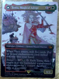 FINAL FANTASY MTG Terra, Magical Adept Esper Terra Borderless Foil - Image 1