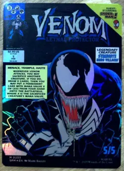 Magic MTG Spiderman 233 Eddie Brock/Venom Borderless Foil - Image 2