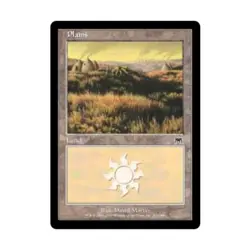 WOTC MtG Onslaught Plains #333 (C) (Foil) EX - Image 1