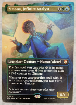 Zimone, Infinite Analyst Borderless - Commander: Secrets of Strixhaven - Image 1