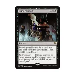 WOTC MTG Magic Origins Dark Petition (R) EX - Image 1