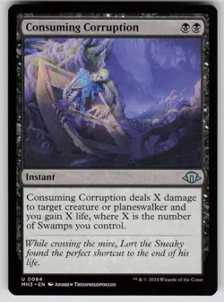Consuming Corruption Uncommon Modern Horizons 3 84 MTG Near Mint 2024 - Image 1