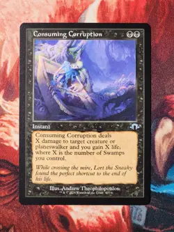 Consuming Corruption (Retro Frame) Modern Horizons 3 Magic Gathering MTG MH3 - Image 1