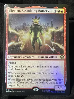 Electro, Assaulting Battery Marvel's Spider-Man Foil Magic The Gathering - Image 1