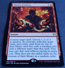 MTG Tibalt's Trickery | Kaldheim | NM | Rare Instant | - Image 2