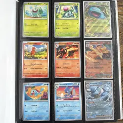 Pokemon 151 Complete Base Set 1-165 Includes Binder And All Ex Cards - Image 4